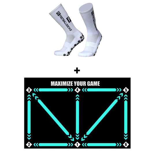 Soccer Training Mat – Footwork, Agility, Speed & Ball Control Indoor Practice Pad