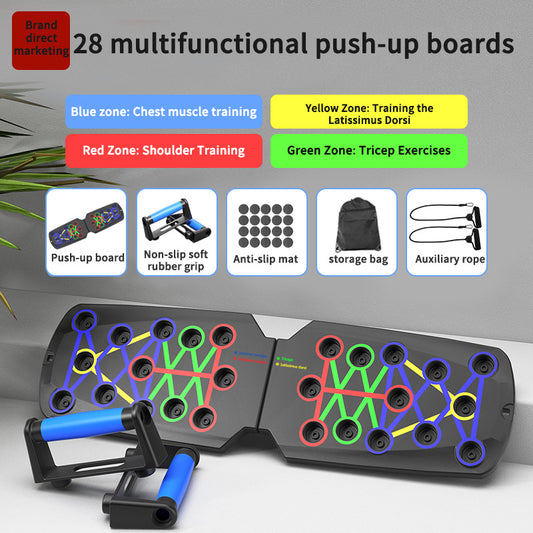 Multi-Functional Push-Up Board – Portable Color-Coded Strength Trainer for Chest, Shoulders, Triceps & Core